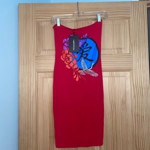 Pretty Little Thing Tube Top Dress. One size fits most. New with tags.